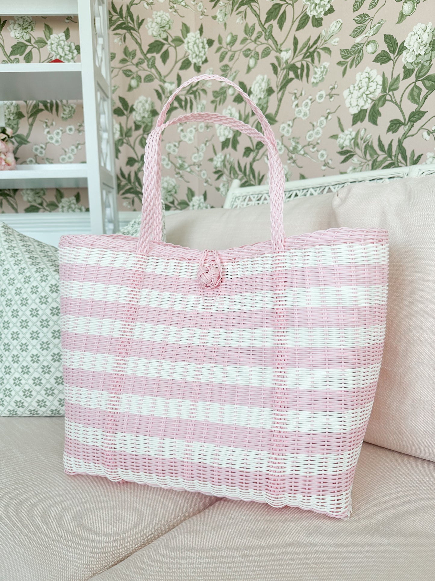 Medium Darling Carryall | Pink Hydrangea
