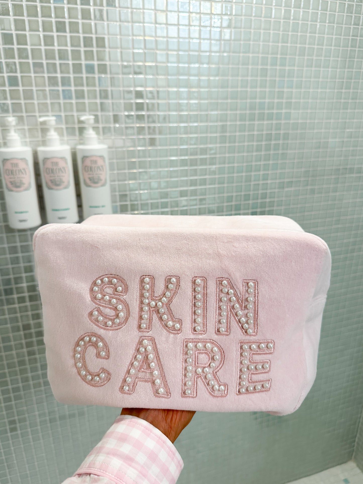 Paradise Pink Terry Skincare Pouch