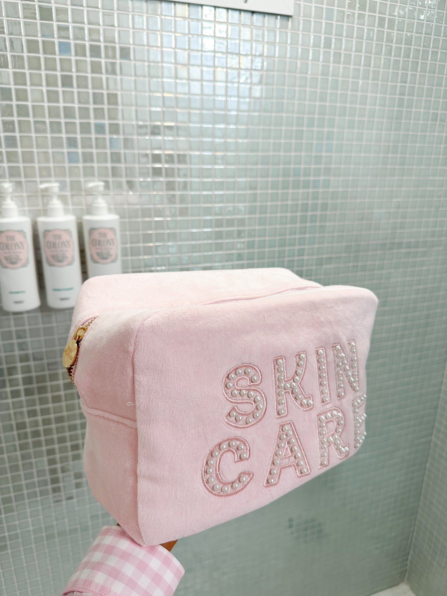 Paradise Pink Terry Skincare Pouch