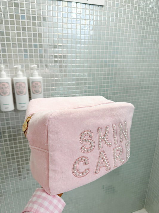 Paradise Pink Terry Skincare Pouch