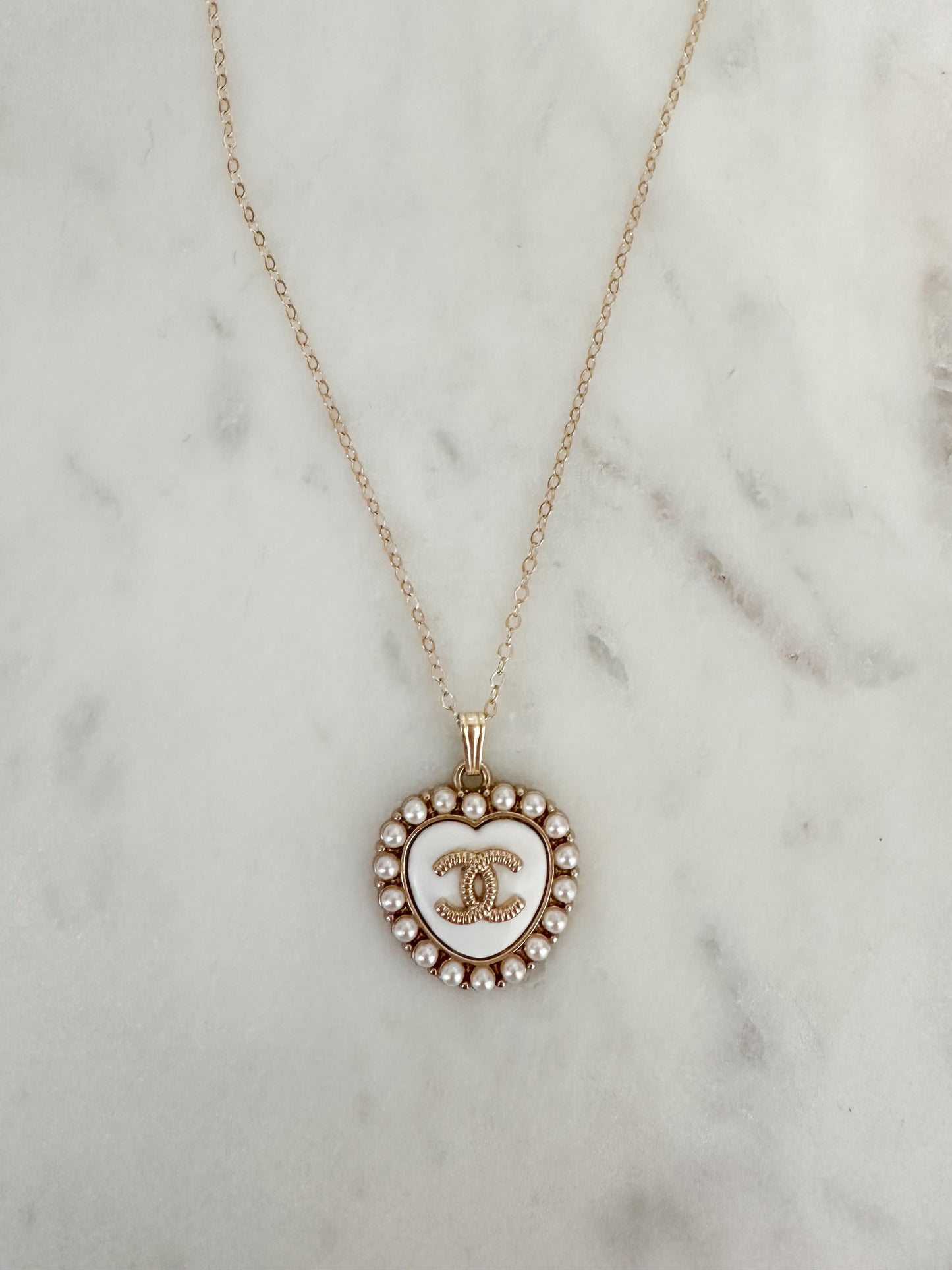French Girl Authentic Chanel Charm Necklace π€
