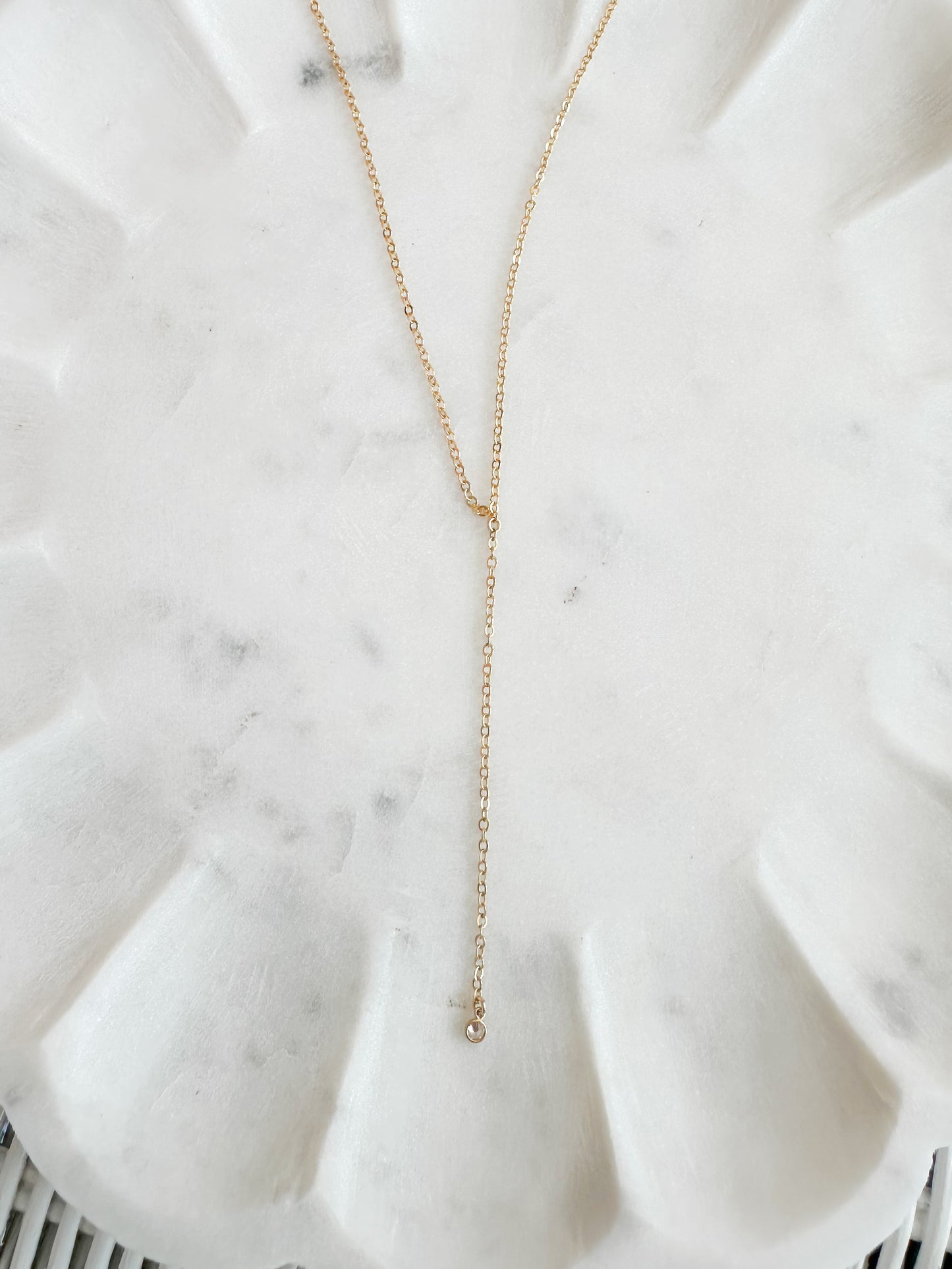 Dewdrop Y Necklace