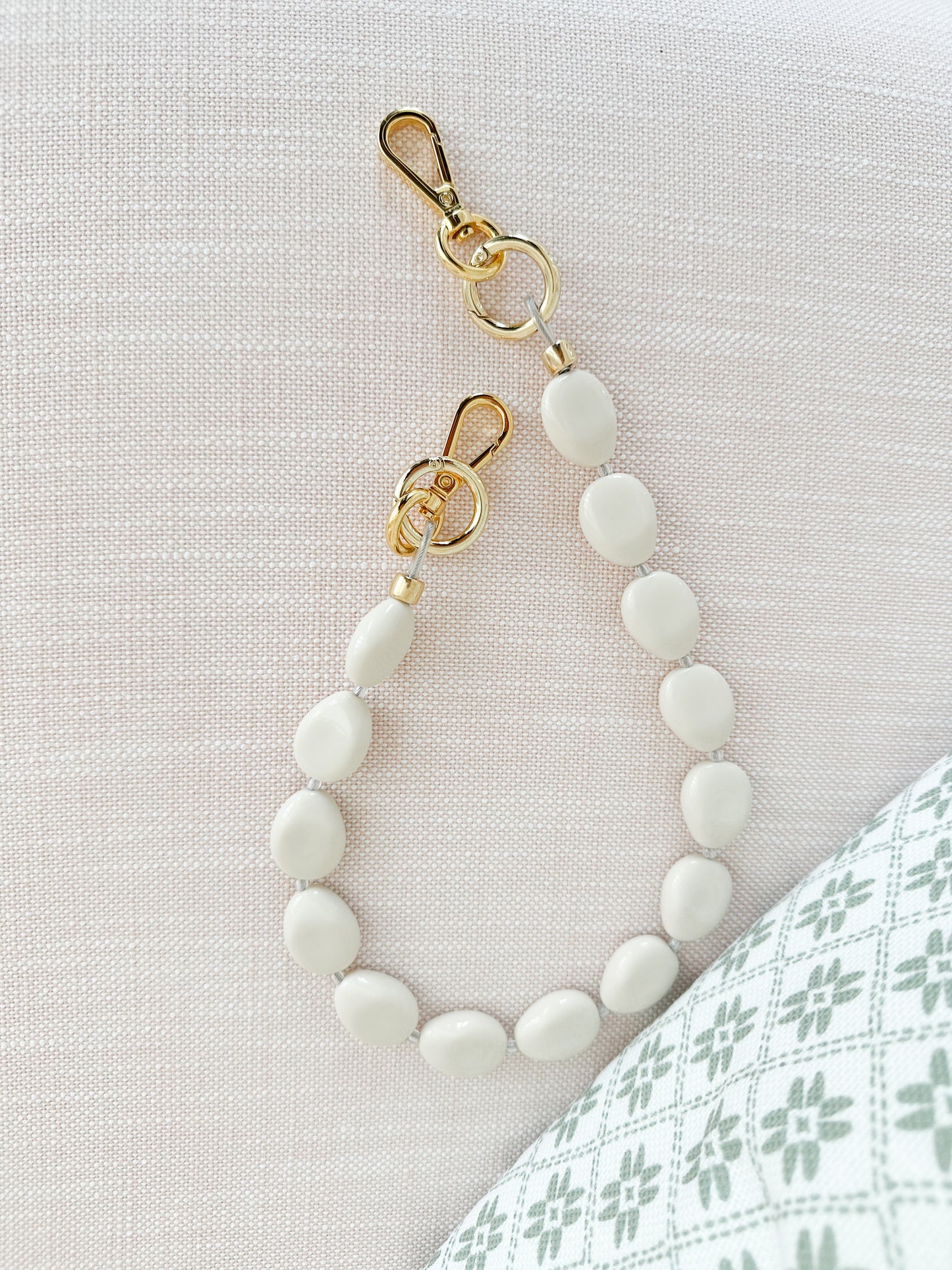 Clutch Strap | Ivory Riverstone