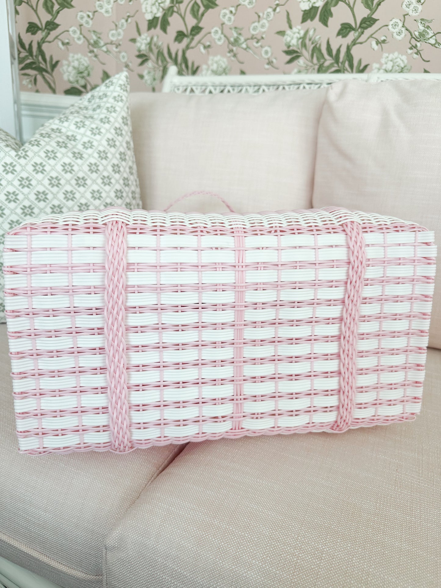 Medium Darling Carryall | Pink Hydrangea