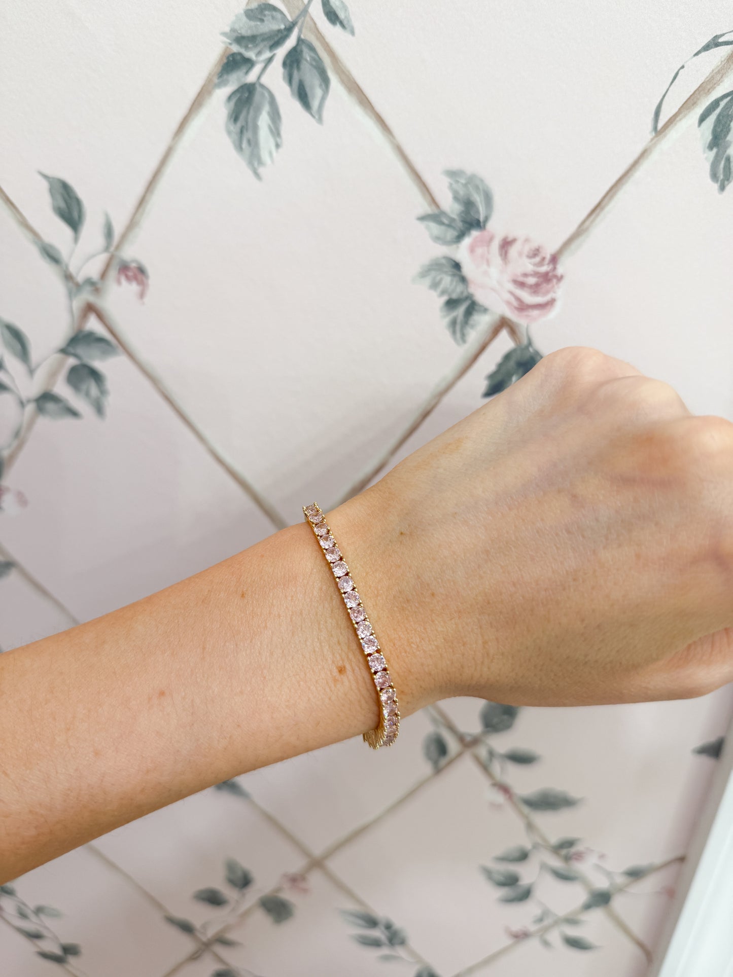 Rosie Dreams Pink Tennis Bracelet