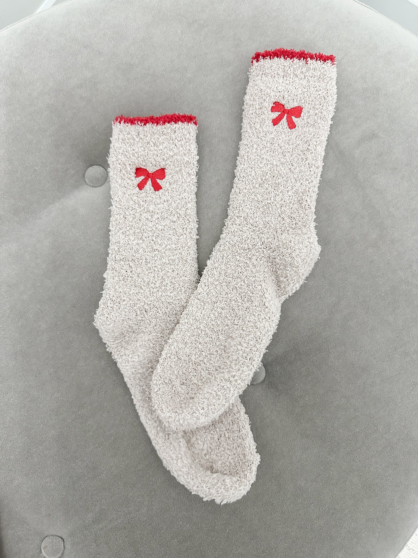 Bow Cozy Socks