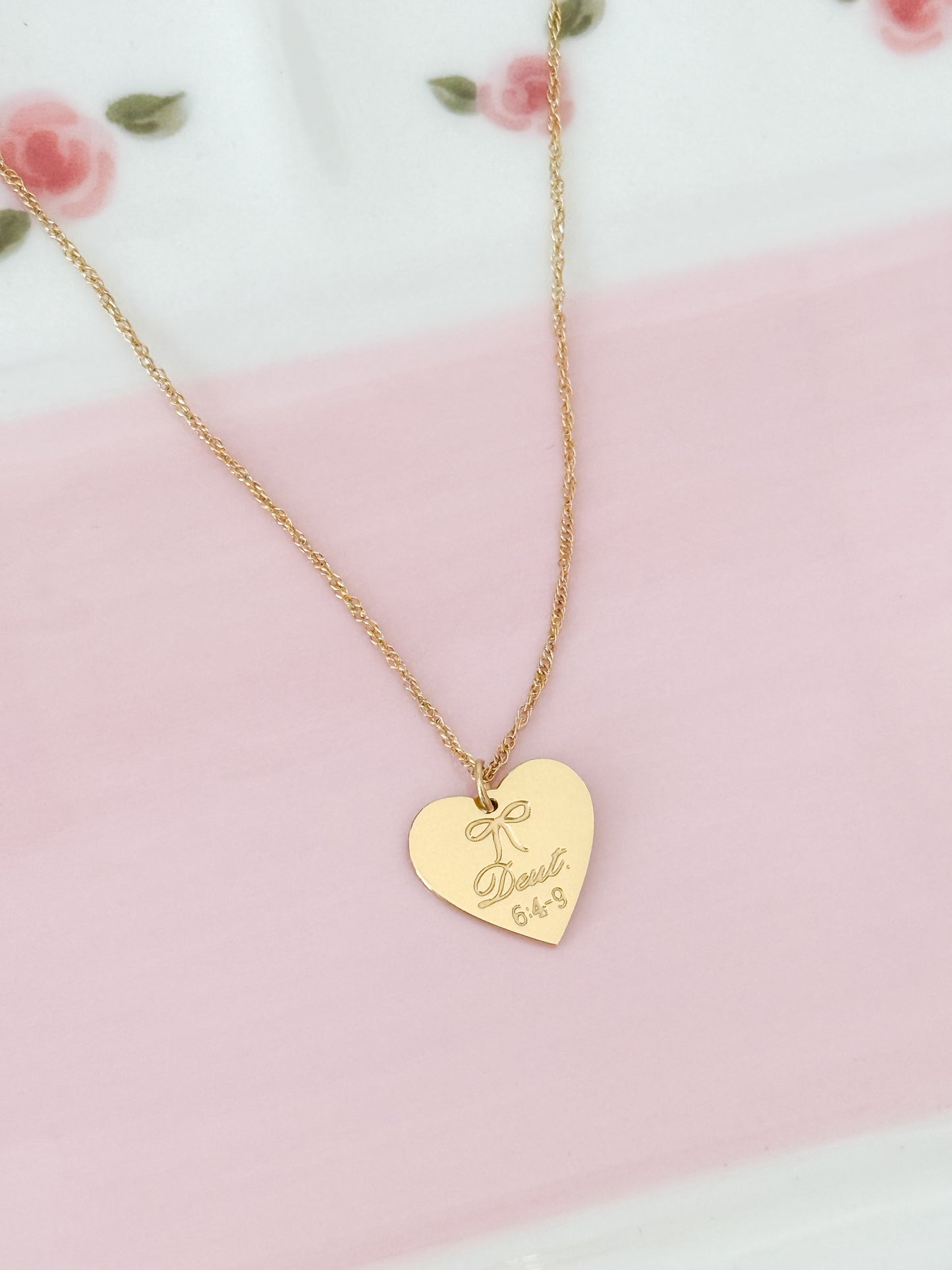 Deuteronomy 6:4-9 Necklace, Love the Lord Your God