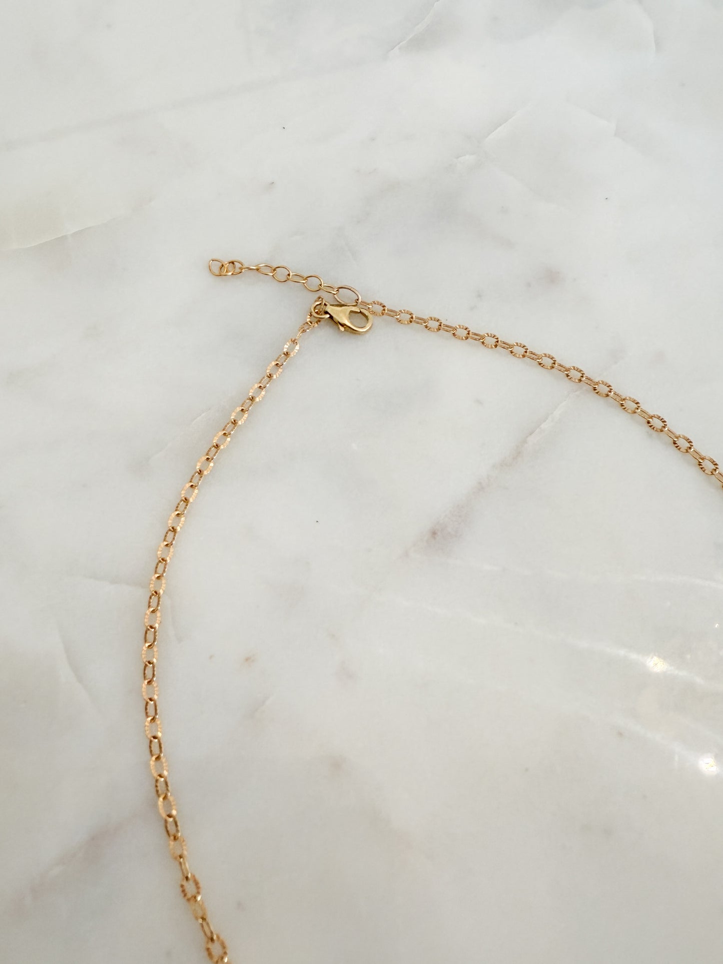 Essie Crystal Gold Filled Necklaced
