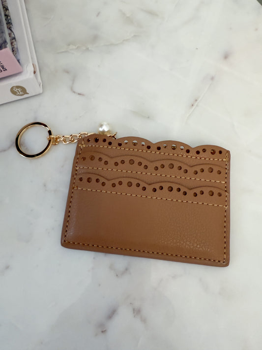 Scallop Charm Card Case