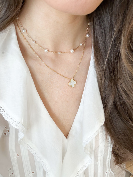 Elegance Mini Pearl Necklace