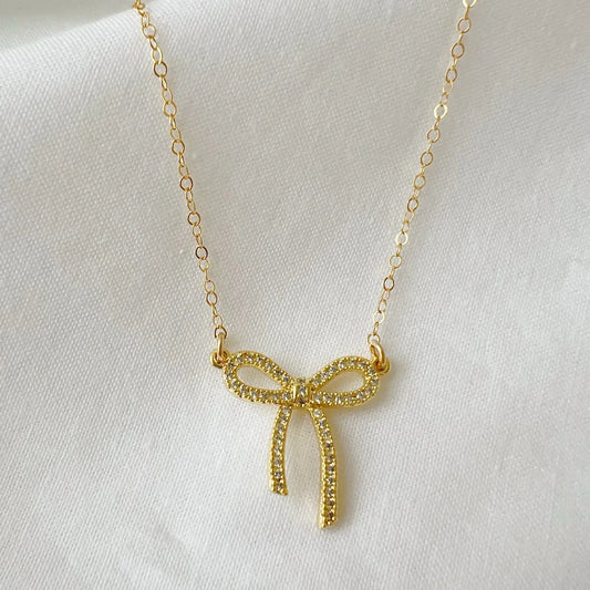 Cecilia Bow Necklace