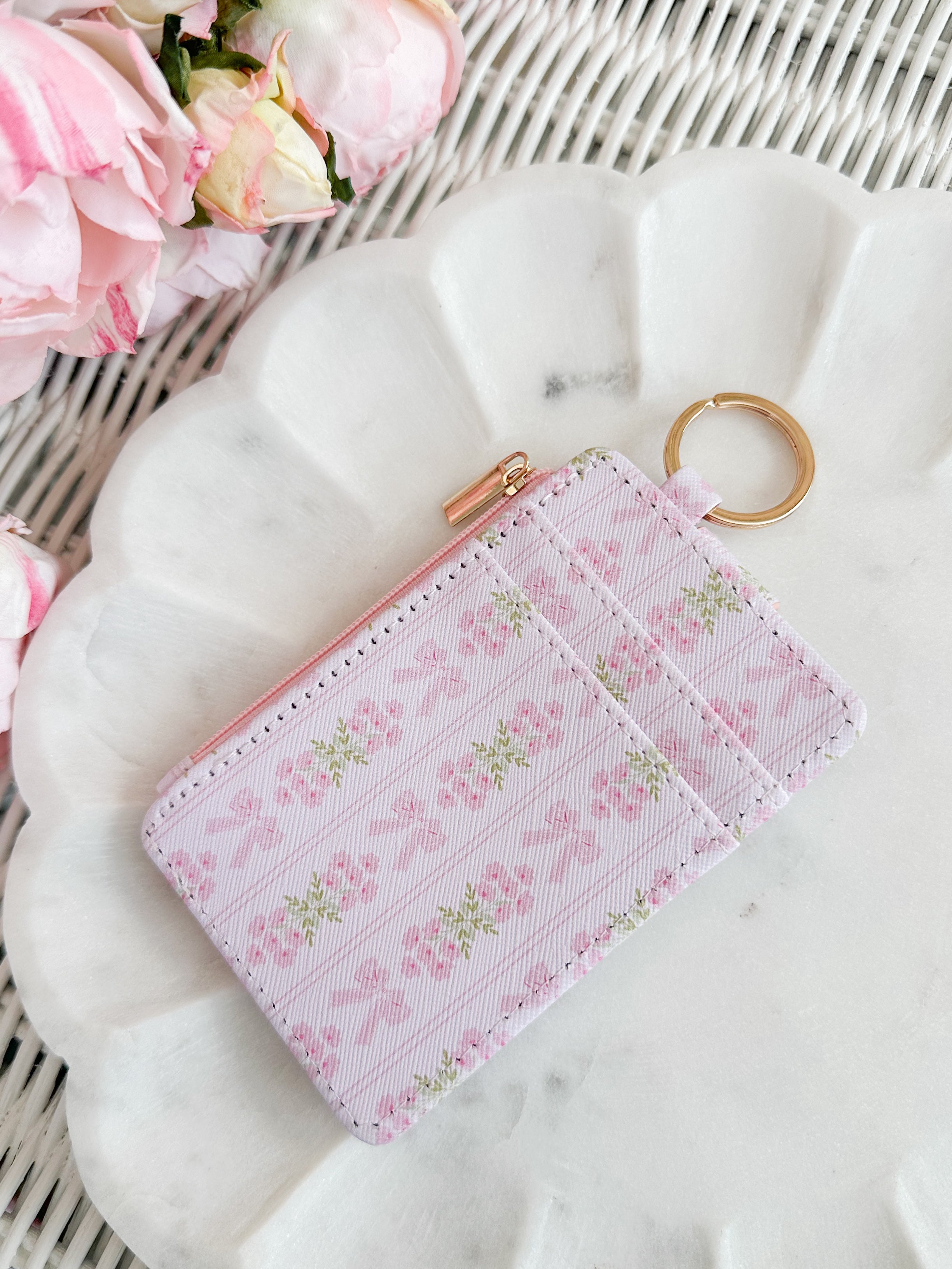 Oh So Fancy Bow Keychain Wallet