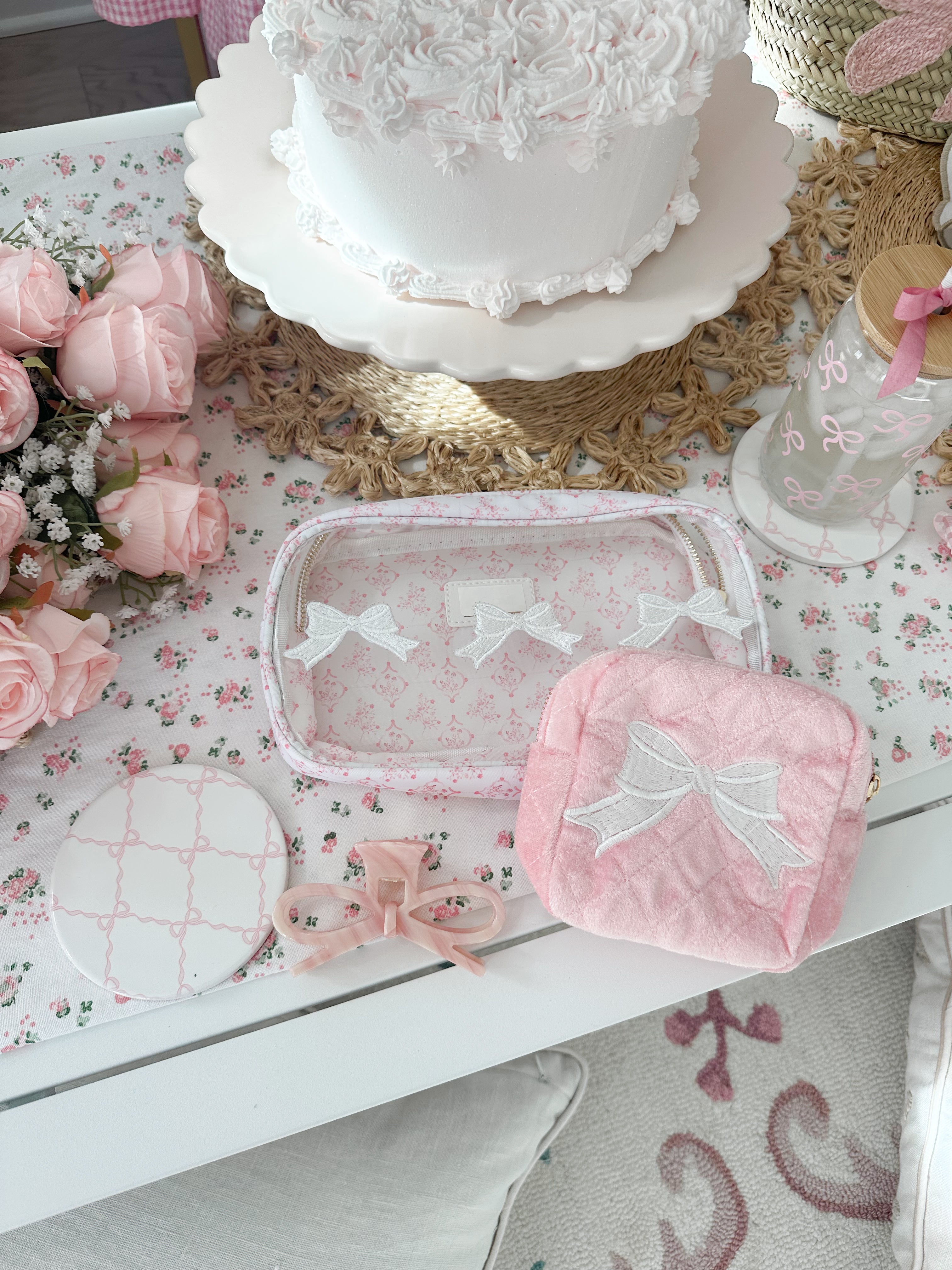 Pink Mini Bow Pouch (pre-order)