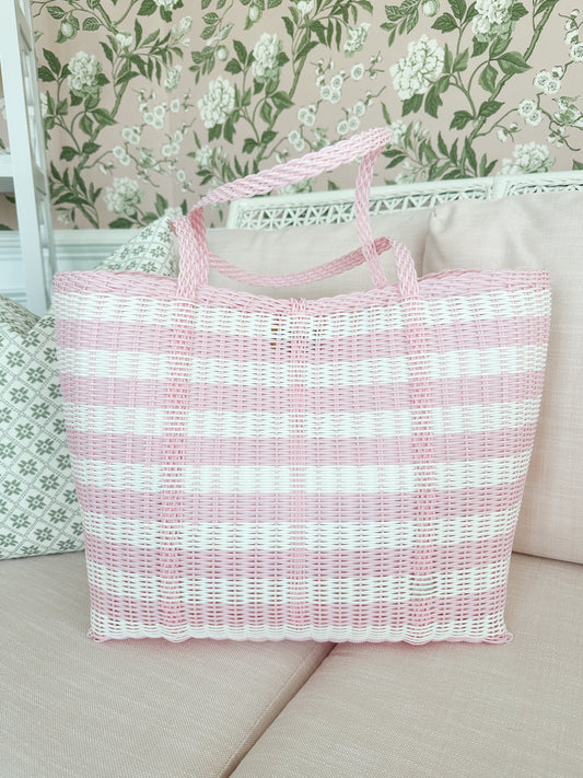 Medium Darling Carryall | Pink Hydrangea
