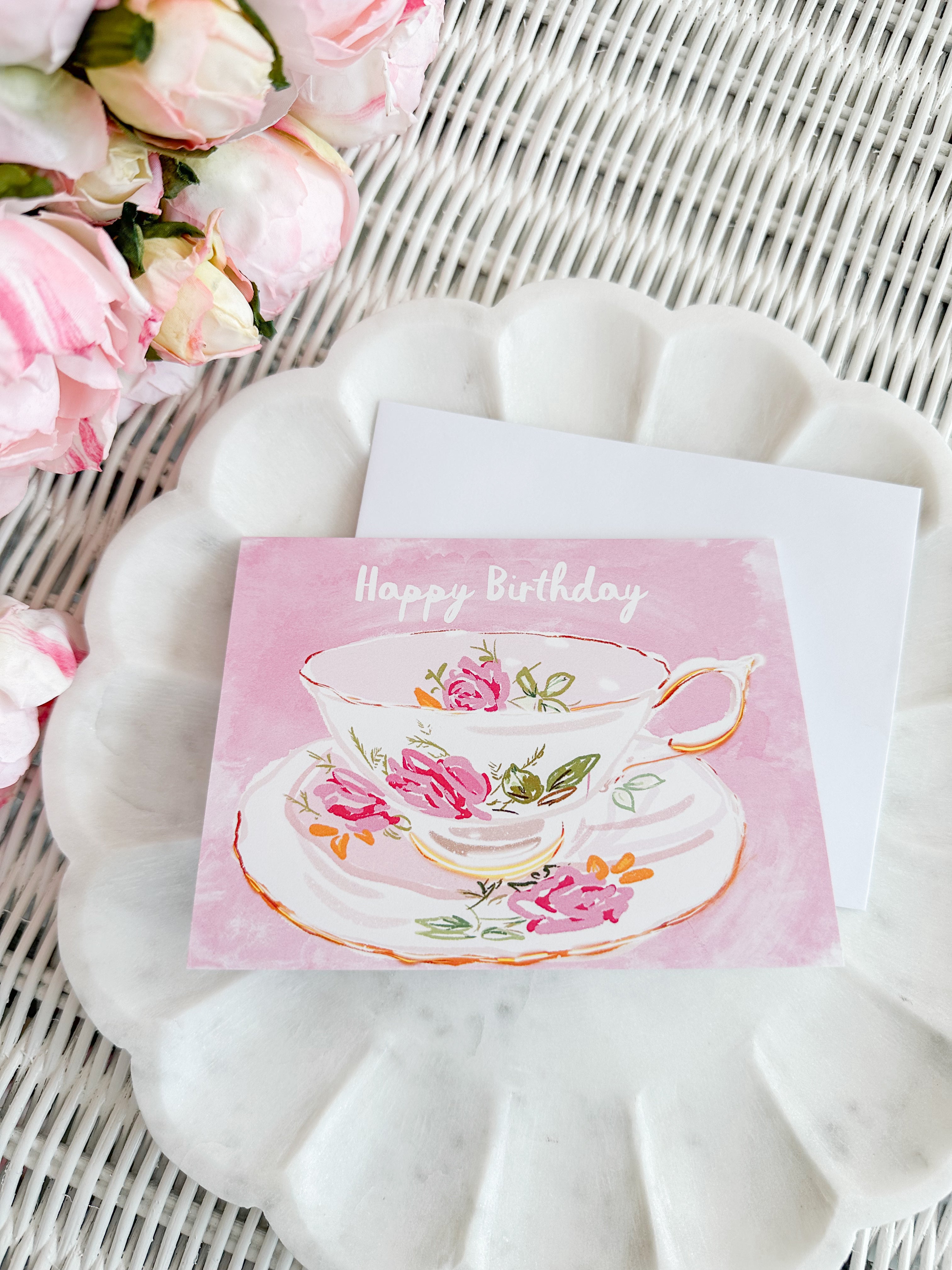 Cup of Tea Birthday Card