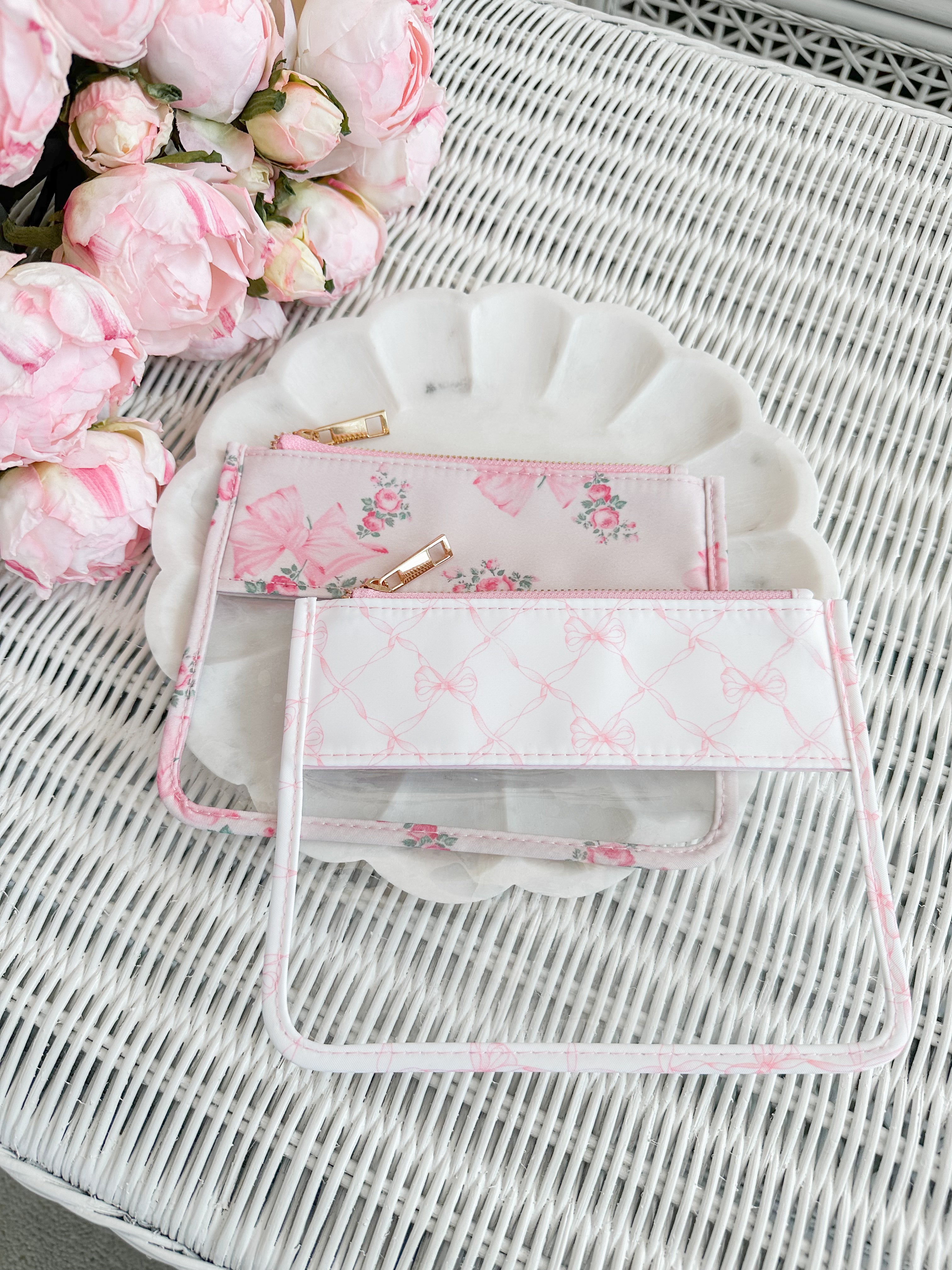 Darling Clear Bow Pouch