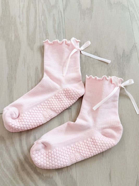 En Pointe Ballet Pink Grip Sock