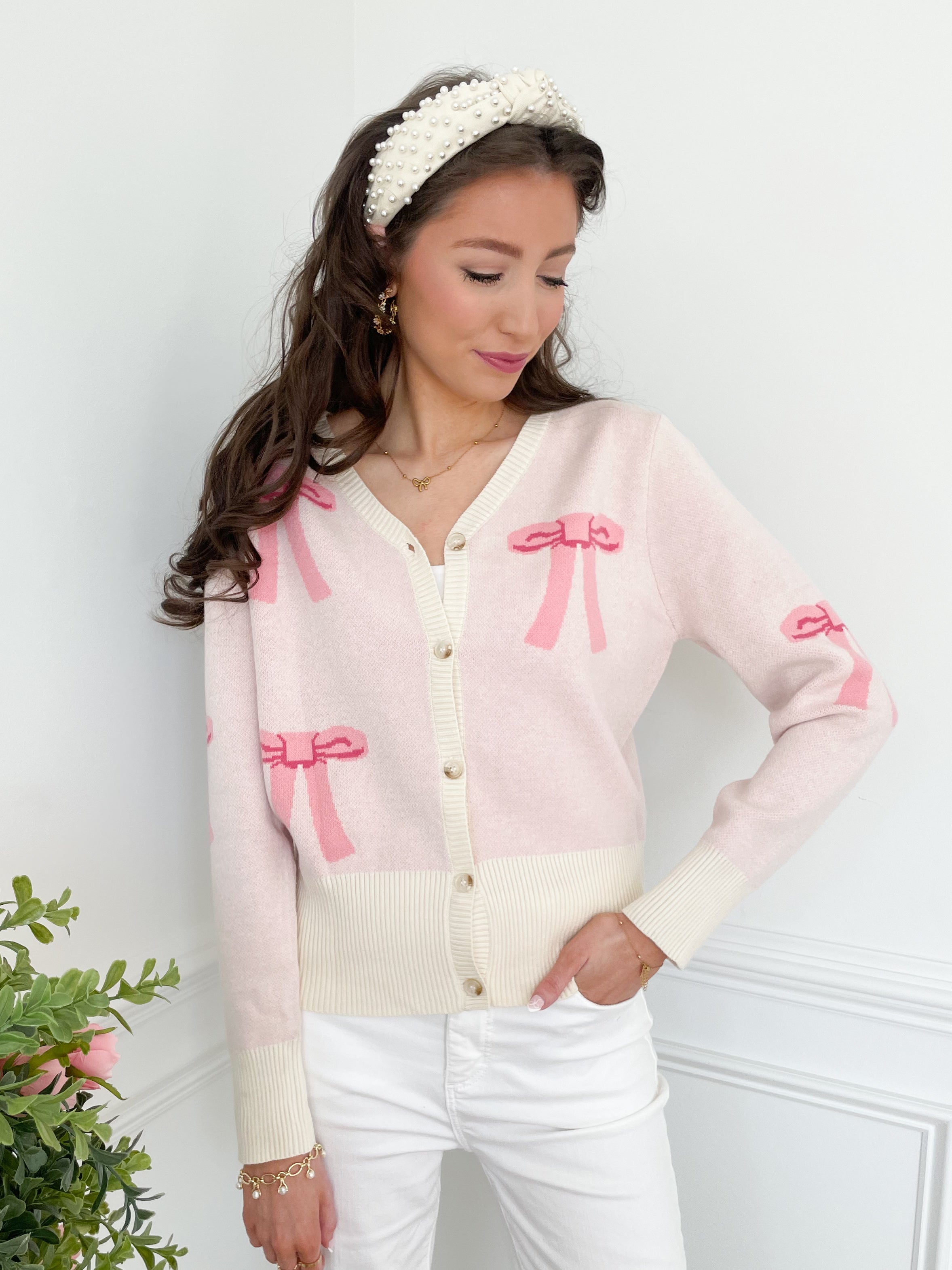 Carrie Bow Cardigan 🎀