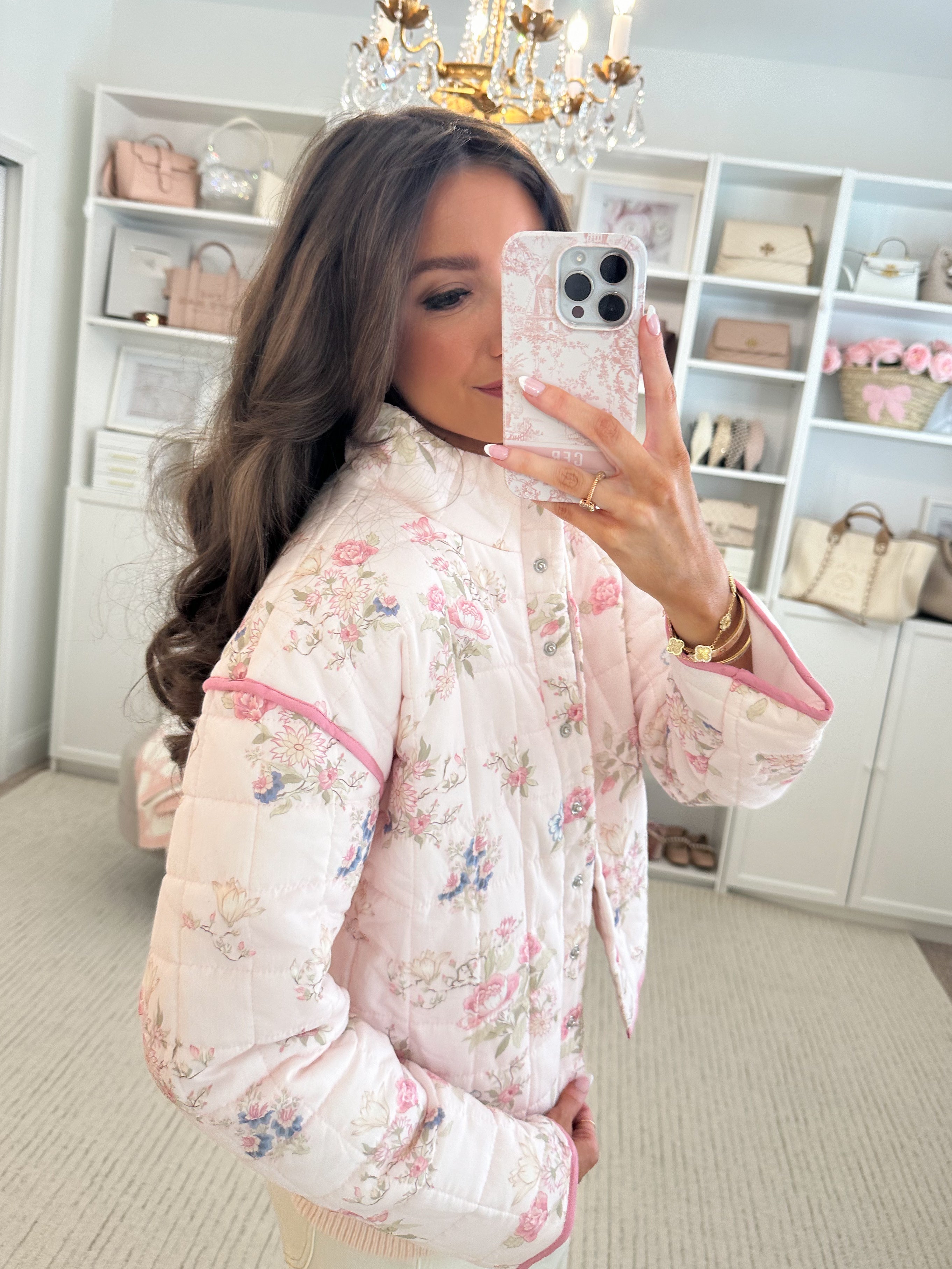 Blooming in Love Quilted Jacket