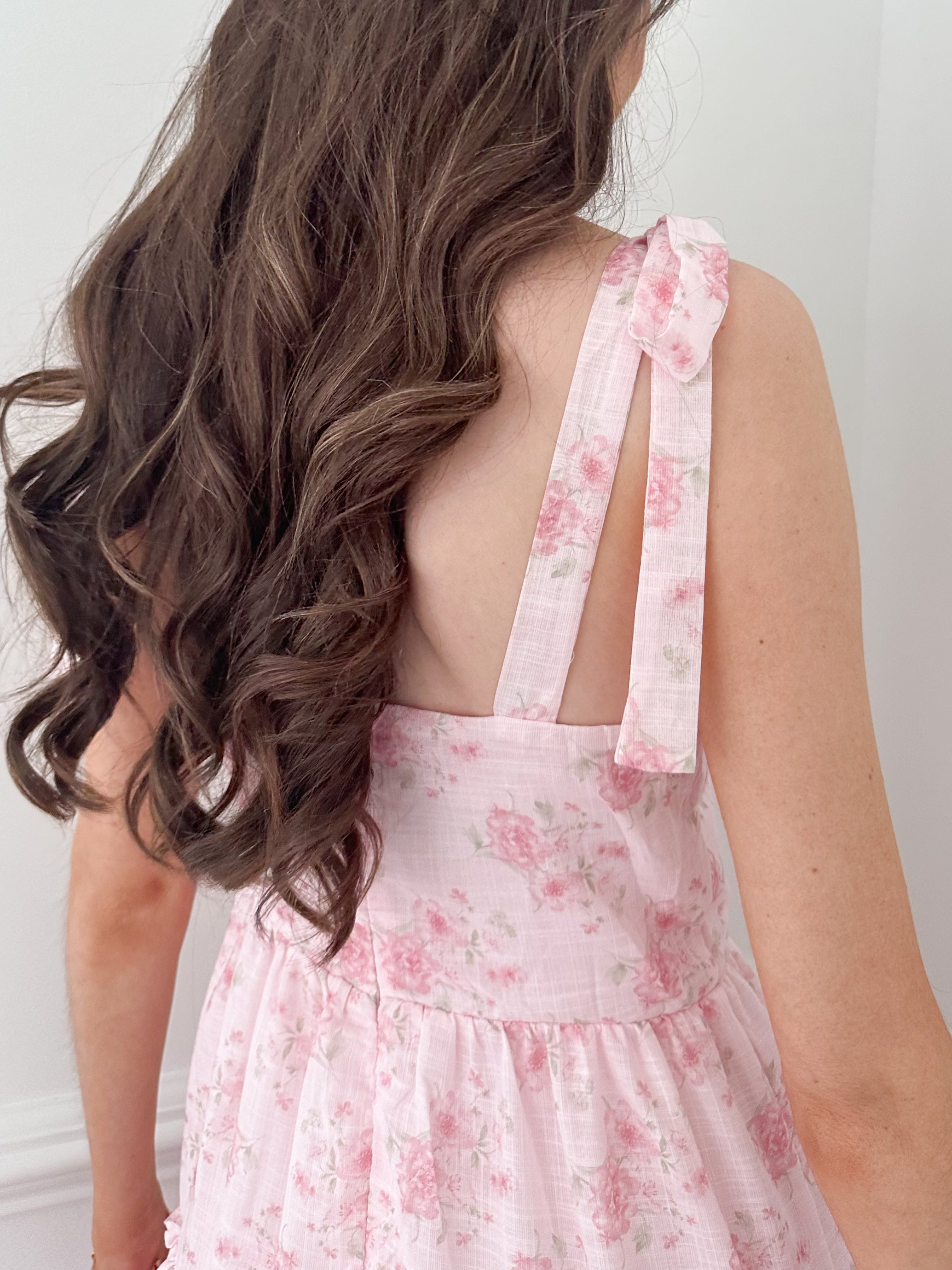 Blooming Garden Bow Shoulder Midi Dress 🌸