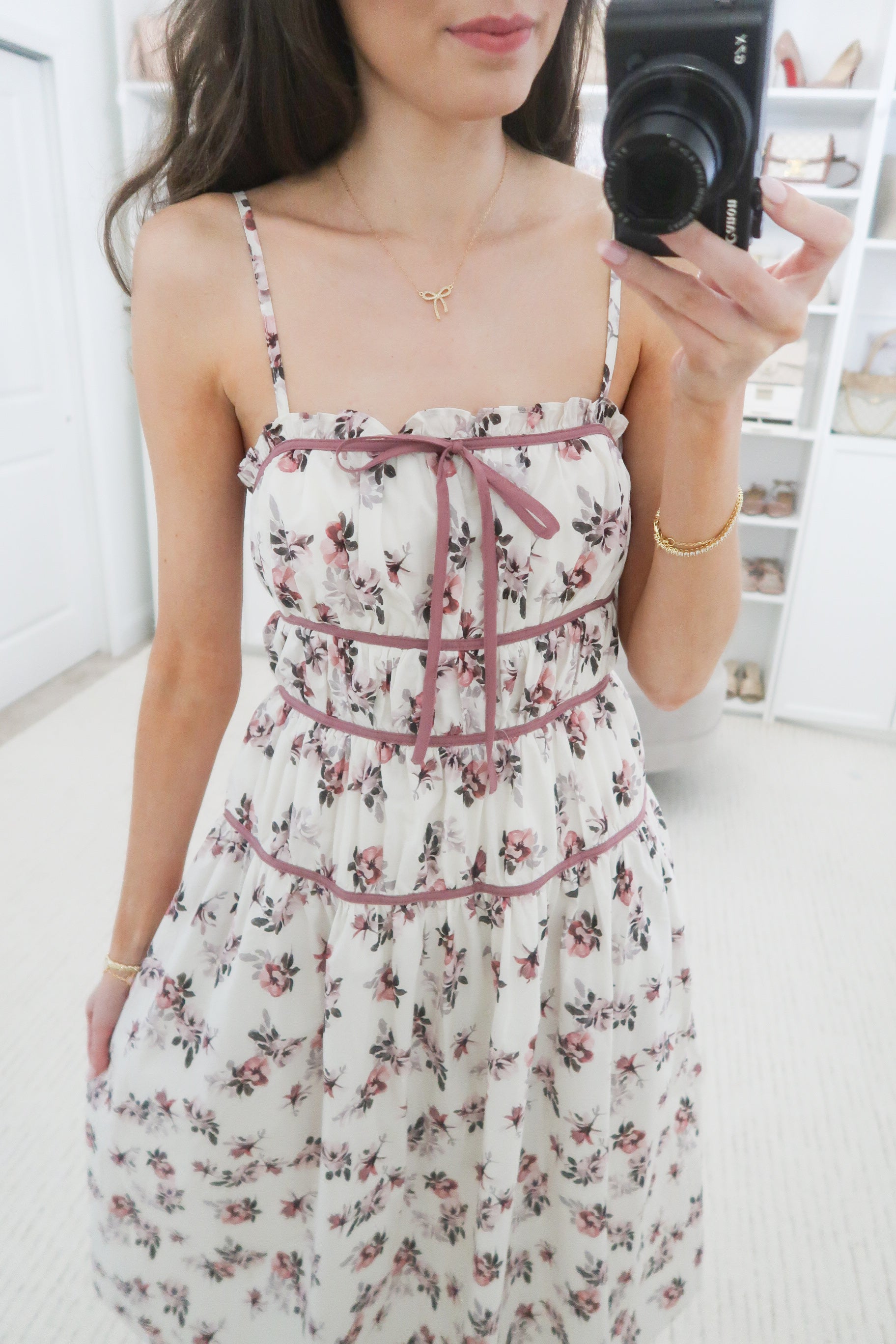 Fall Fleurs Midi Dress