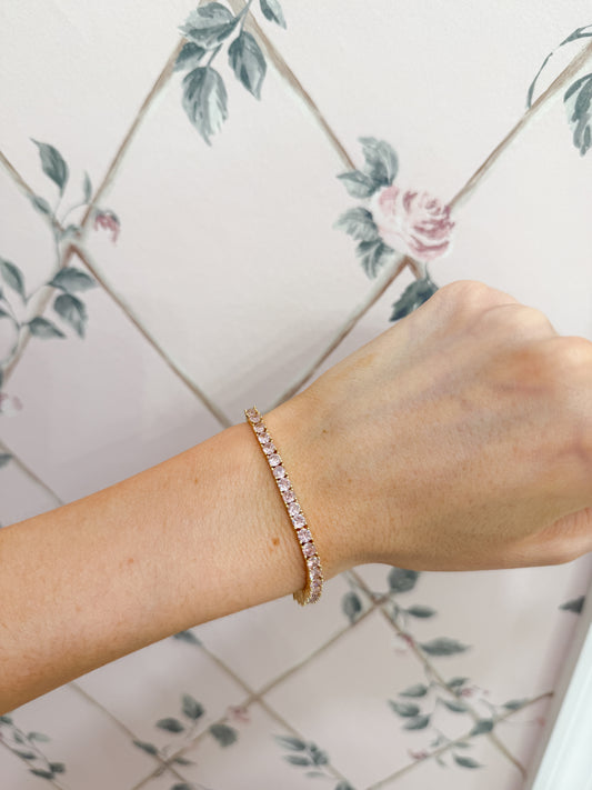 Rosie Dreams Pink Tennis Bracelet