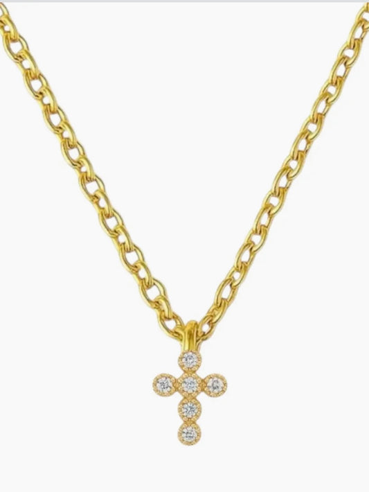 Hope Dainty Cross Necklace