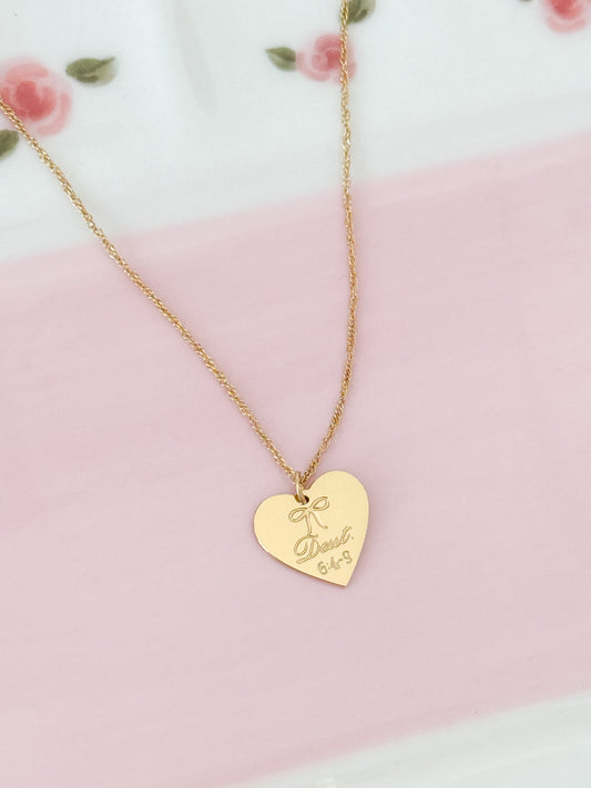 Deuteronomy 6:4-9 Necklace, Love the Lord Your God