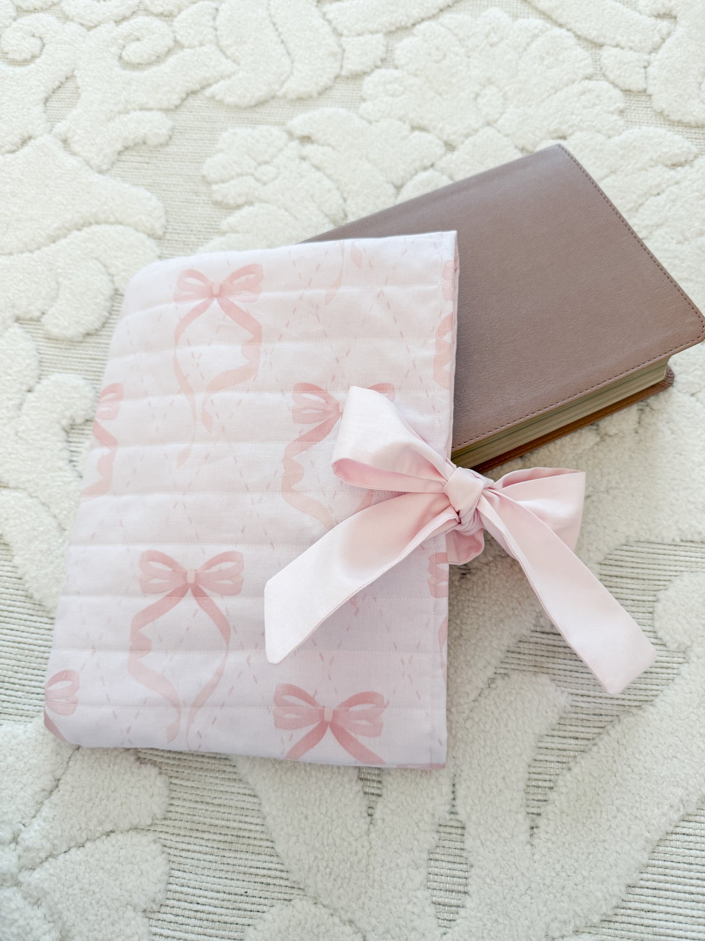 Pink Ribbon Bible Sleeve Cover