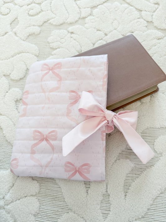 Pink Ribbon Bible Sleeve Cover