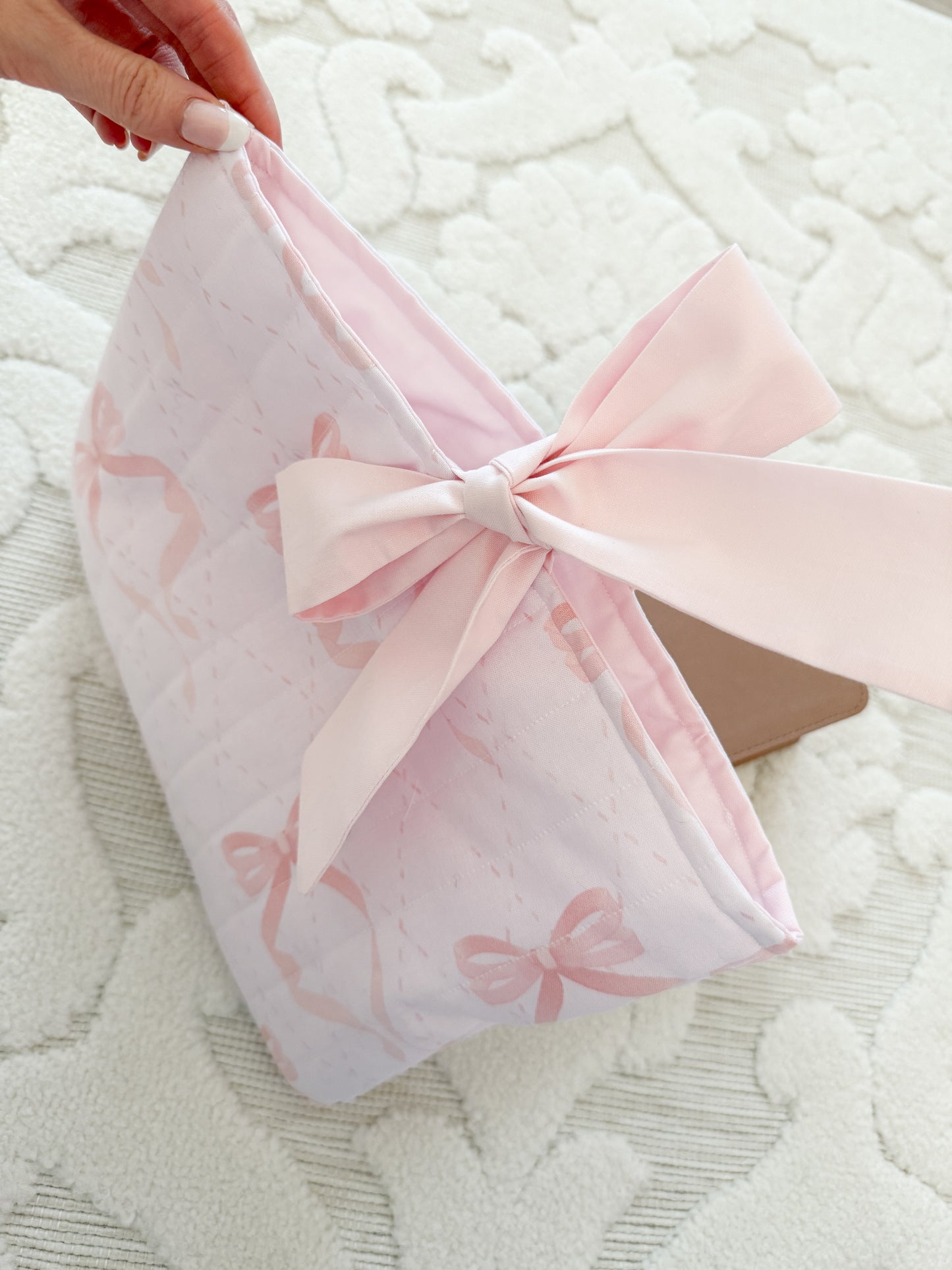 Pink Ribbon Bible Sleeve Cover