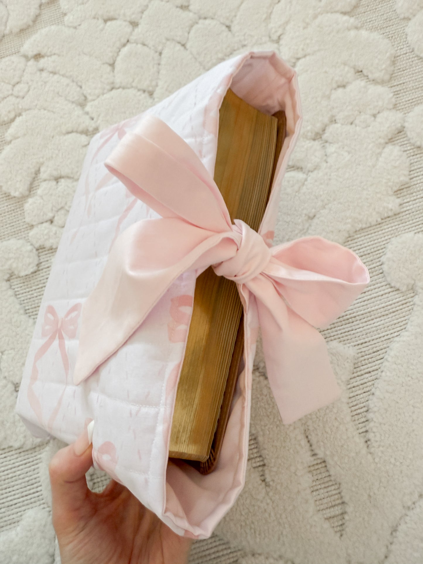 Pink Ribbon Bible Sleeve Cover