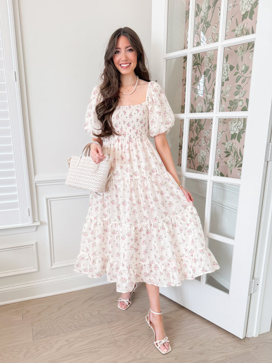 Enchanted Garden Floral Dress