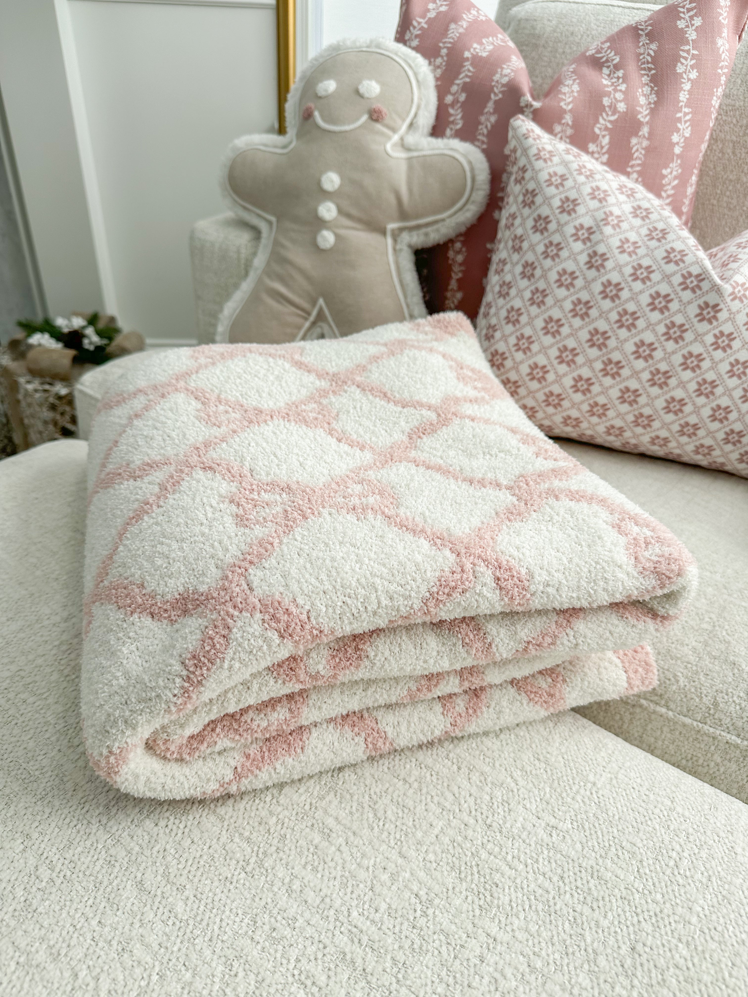 Blushing Bows Blanket