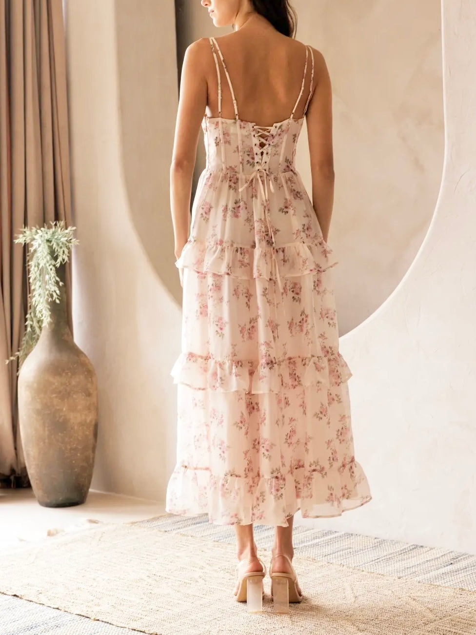 Love Story Ruffle Tiered Dress