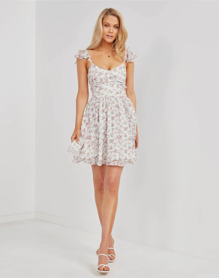 TWOSISTERS THE LABEL Catalina Dress - White Final Sale