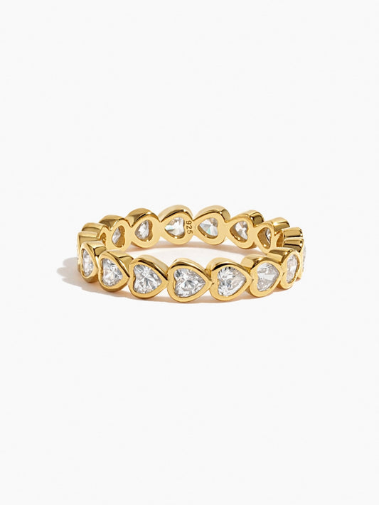 Love Notes Heart Eternity Ring