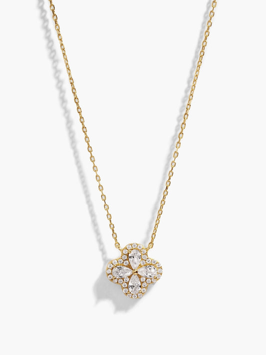 Crystal Clover Necklace