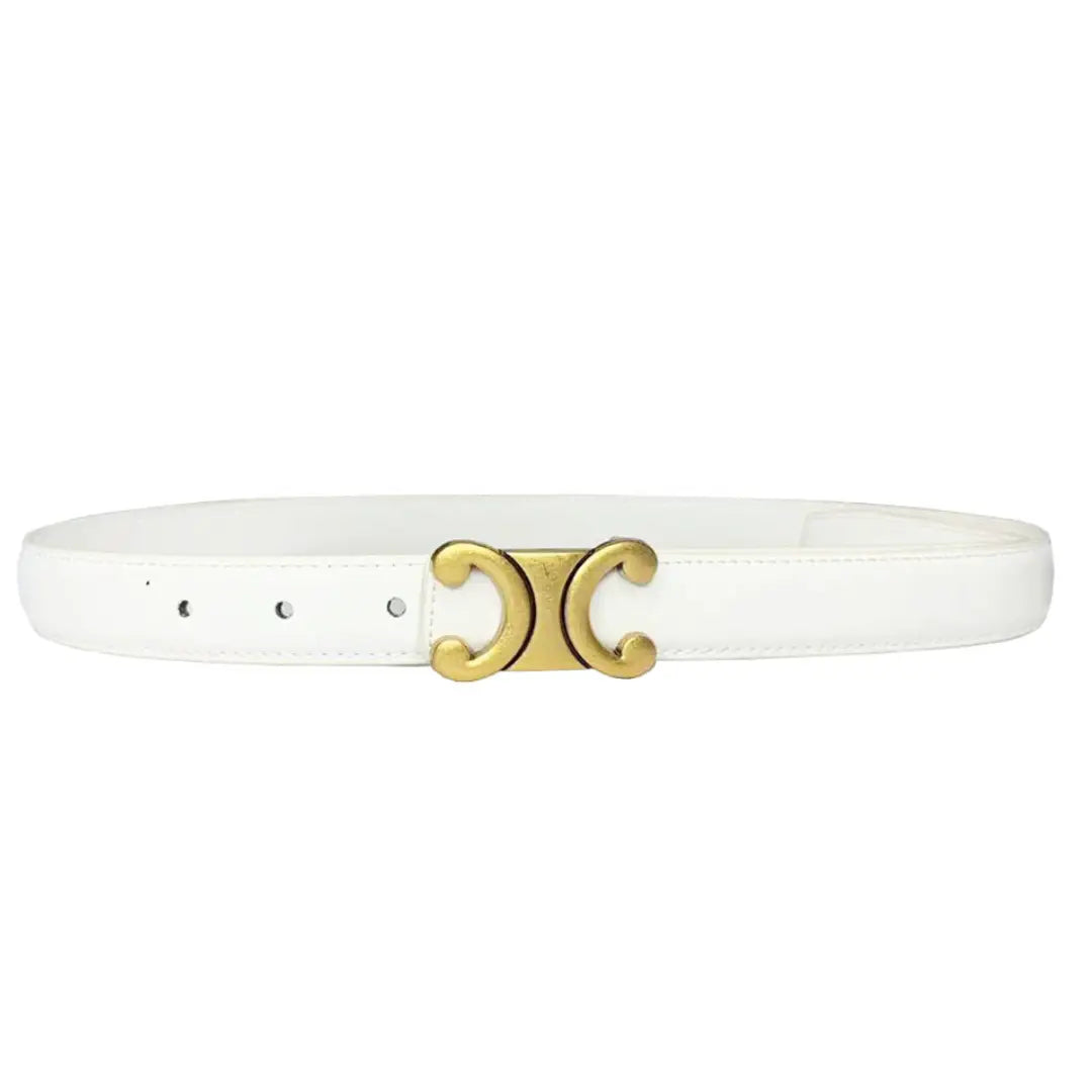 Margot Statement Belt (White)