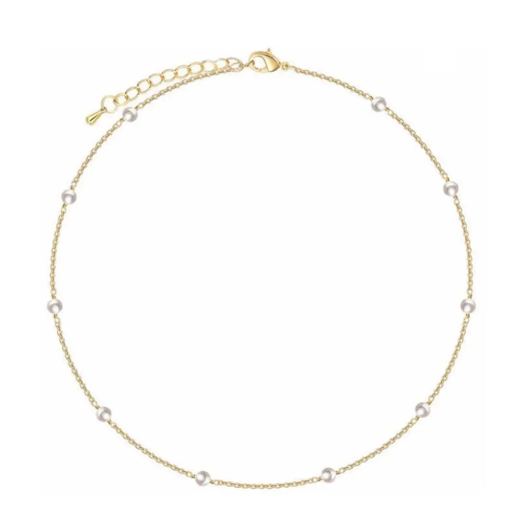 Caroline Mini Pearl Necklace (sold out - PRE-ORDER AVAILABLE)