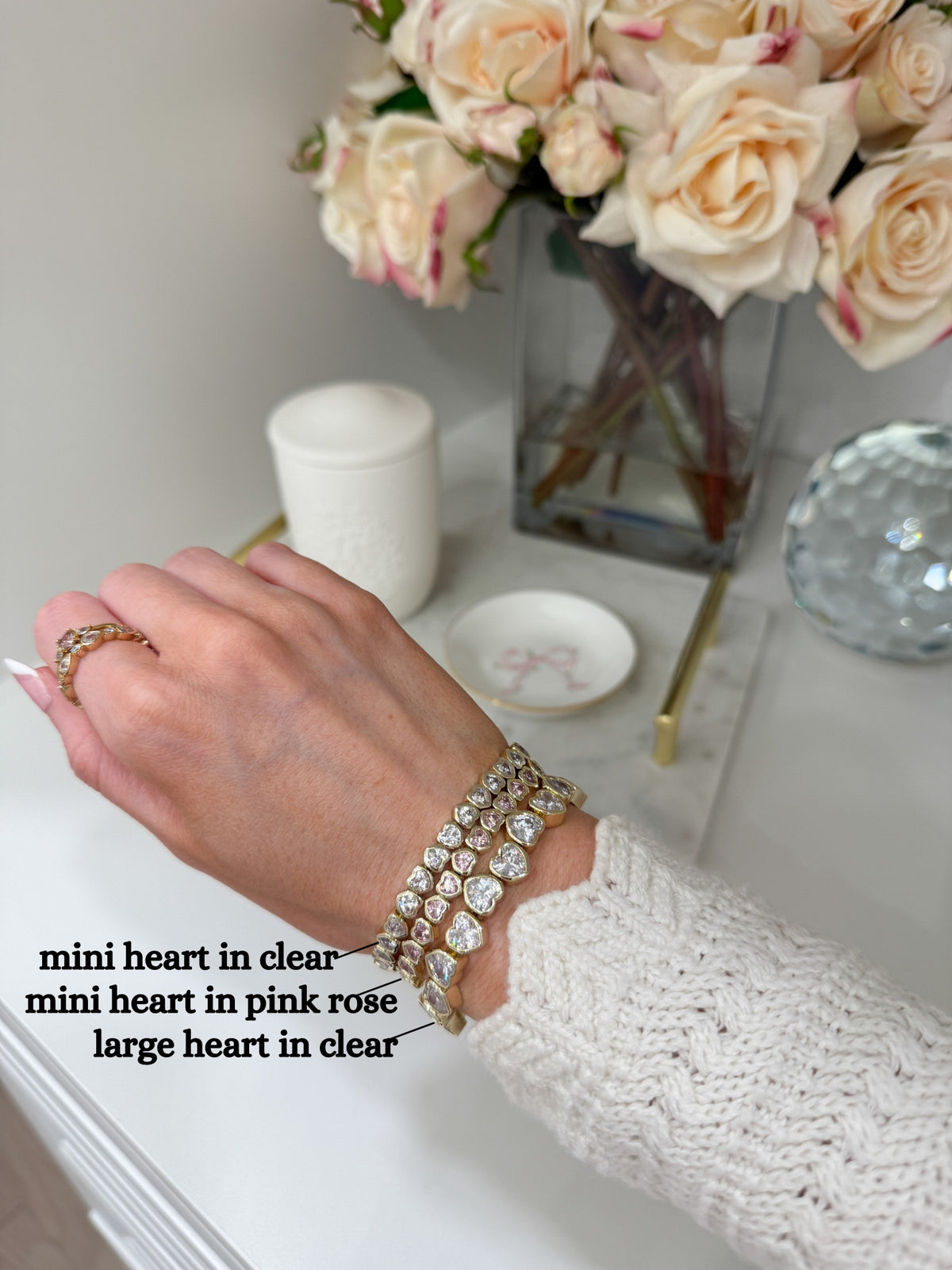 Keepsake Large Heart Stretch Bracelet