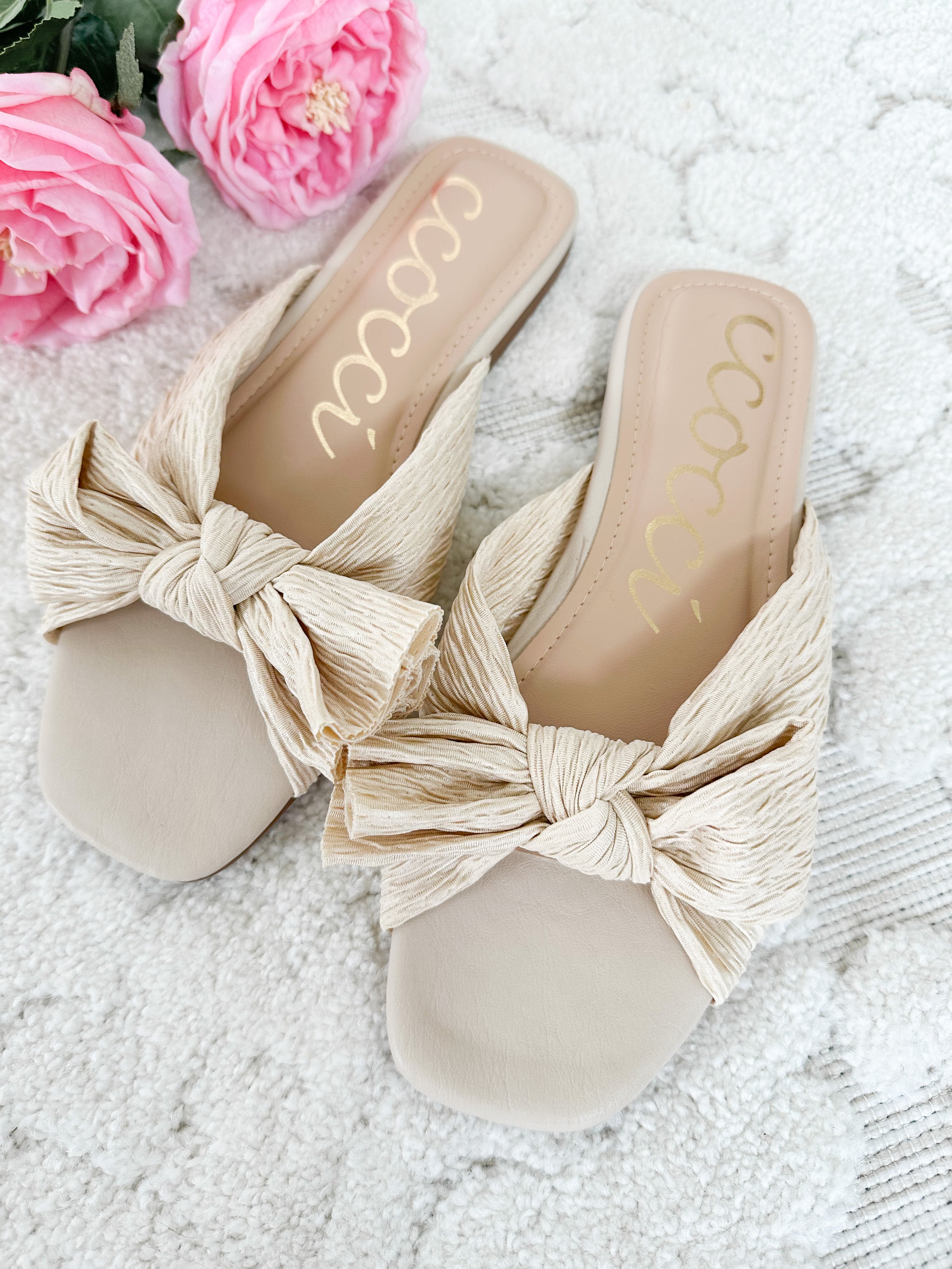 Put a Bow On It Bow Sandals
